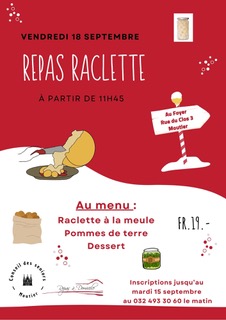 Repas raclette